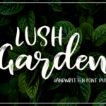 Lush Garden Duo Font Poster 1