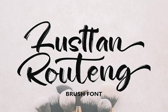 Lusttan Routeng Font Poster 1