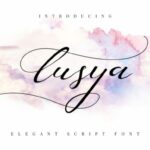 Lusya Font Poster 1