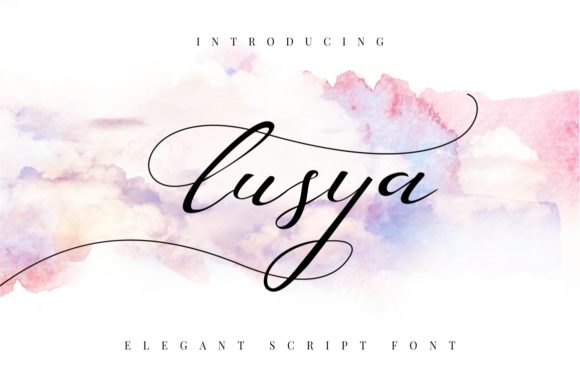 Lusya Font Poster 1