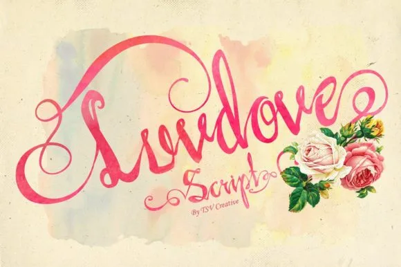 Luvdove Font Luvdove Font Poster 1