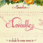 Luvdove Font Poster 3