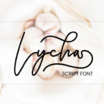 Lycha Font Poster 1