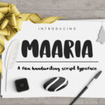 Maaria Script Font Poster 1