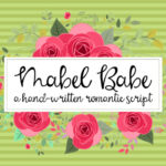 Mabel Rose Font Poster 1