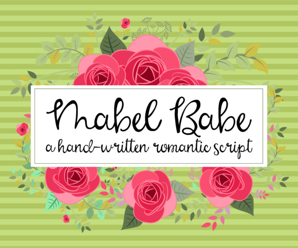 Mabel Rose Font Poster 1