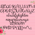 Mabel Rose Font Poster 2