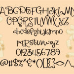 Macaroni Salad Font Poster 2