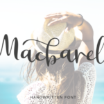 Macbarel Font Poster 1