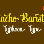 Macho Barista Font Poster 1