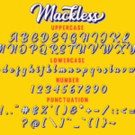 Mackless Font Poster 14