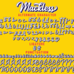 Mackless Font Poster 15