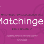 Macthinger Font Poster 1