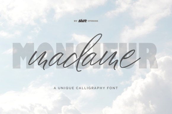 Madame Font Poster 1