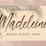 Madeleine Font Poster 1