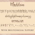 Madeleine Font Poster 7