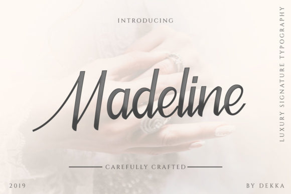 Madeline Font Poster 1