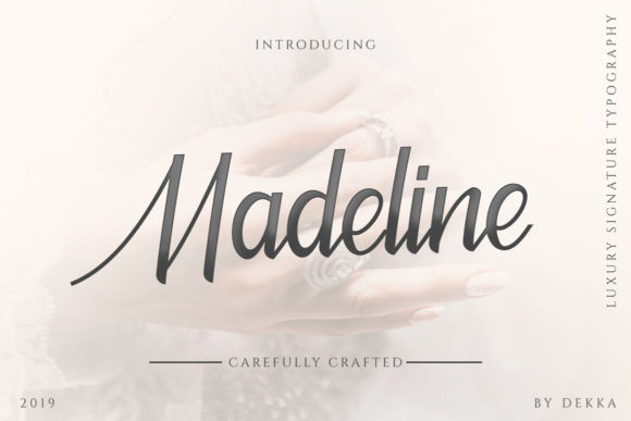 Madeline Font Poster 1