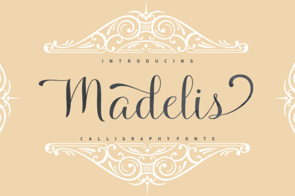 Madelis Script Font Poster 1