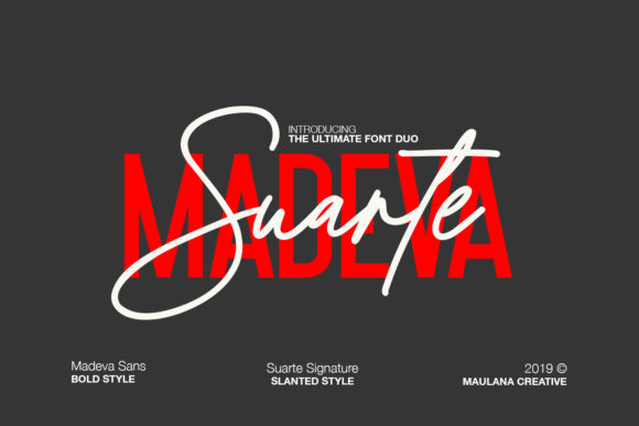 Madeva Suarte Font Poster 1