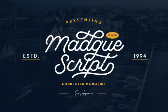 Madgue Font Poster 1