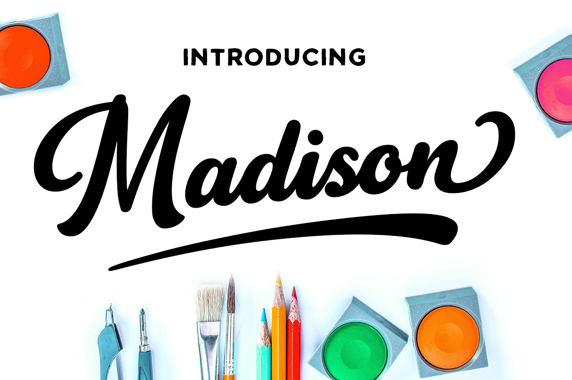 Madison Font Poster 1