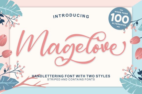 Magelove Font Poster 1