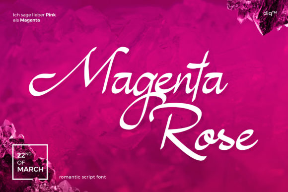 Magenta Rose Font