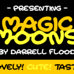 Magic Moons Font Poster 1