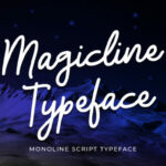 Magicline Font Poster 1