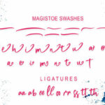 Magistoe Script Font Poster 9