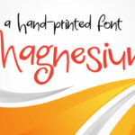 Magnesium Font Poster 1