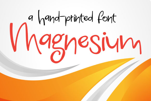 Magnesium Font Poster 1