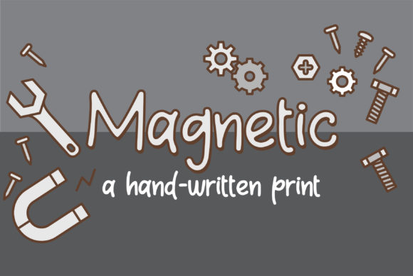 Magnetic Font Poster 1