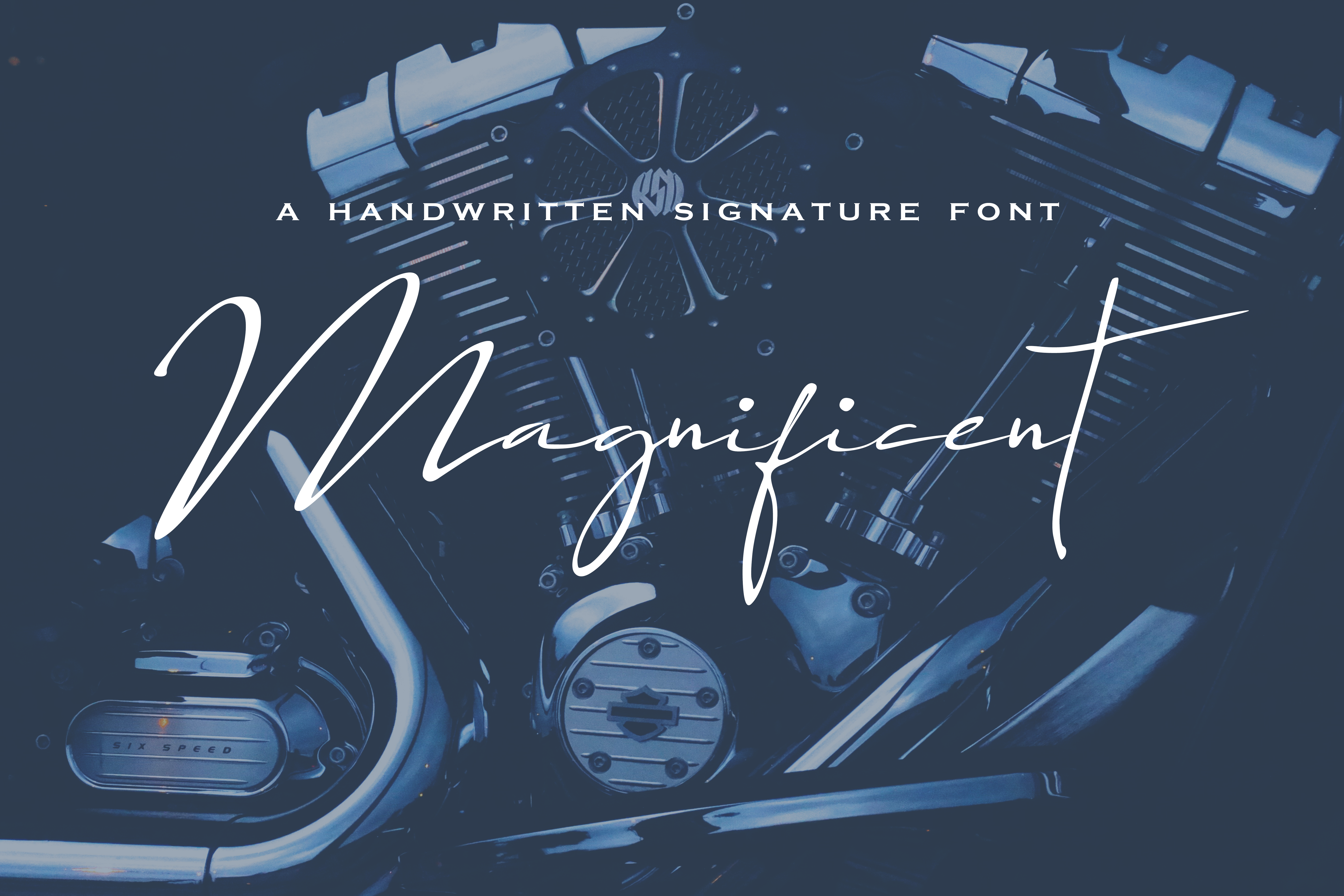 Magnificent Font Poster 1