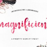 Magnificient Font Poster 1