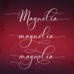 Magnolia Font Poster 2