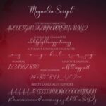 Magnolia Font Poster 7