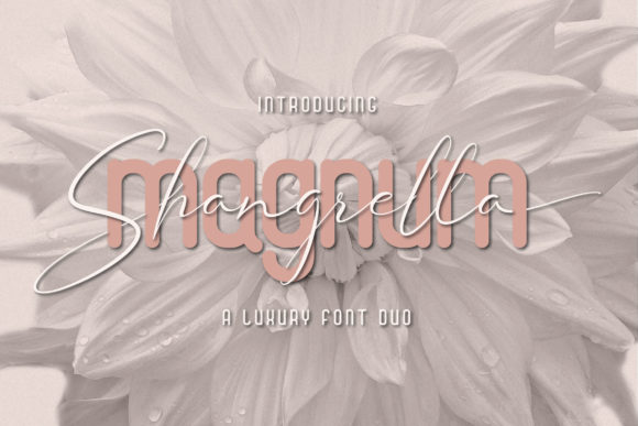 Magnum Shangrella Duo Font Poster 1