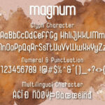 Magnum Shangrella Duo Font Poster 8