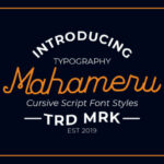 Mahameru Font Poster 1