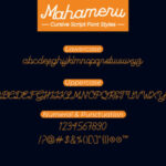 Mahameru Font Poster 9