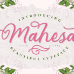 Mahesa Font Poster 1