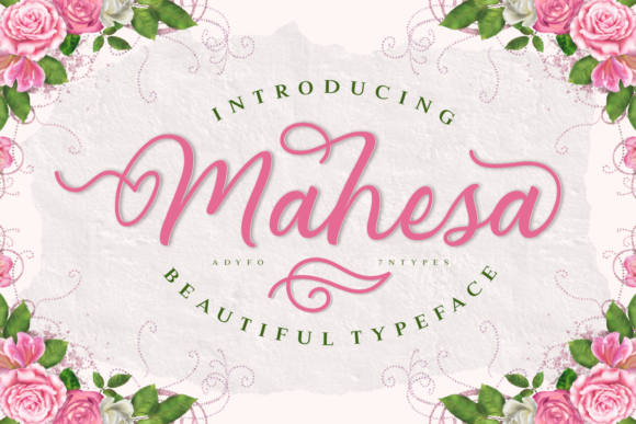 Mahesa Font Poster 1