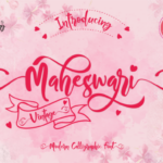 Maheswari Font Poster 1