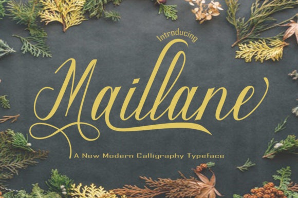 Maillane Font Poster 1
