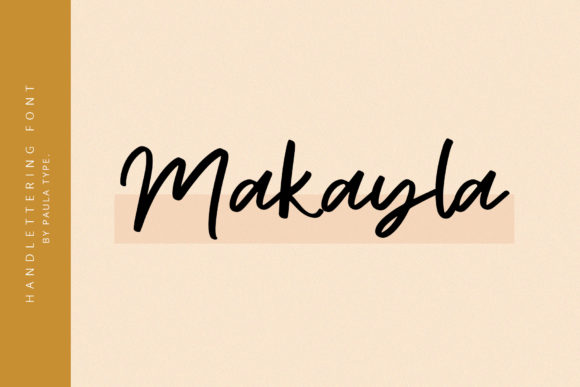 Makayla Font Poster 1