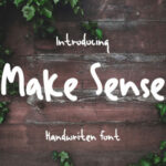 Make Sense Font Poster 2