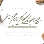 Maldins Font Poster 1