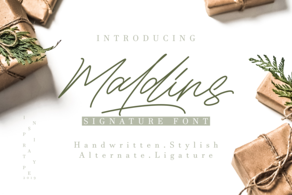 Maldins Font Poster 1